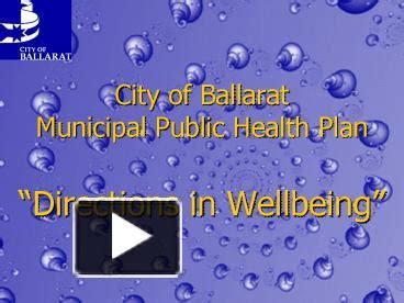 ppt ballarat|PPT – City of Ballarat Municipal Public Health Plan PowerPoint .